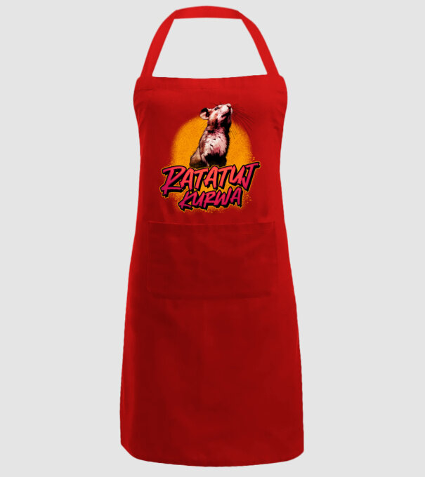 Ratatuj kurwa model roșu pe tricou