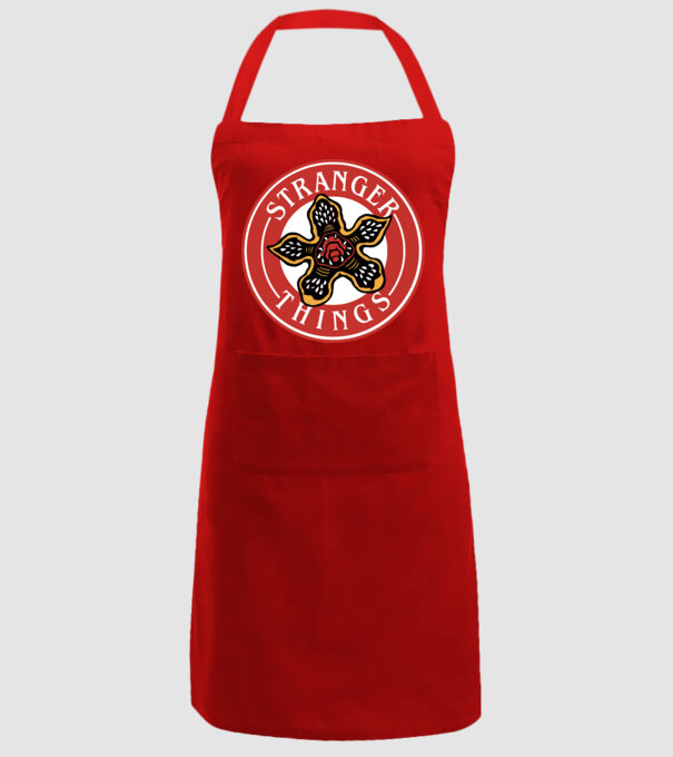 stranger things logo bucks model roșu pe tricou