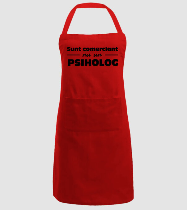 sunt comerciant, nu un psiholog model roșu pe tricou