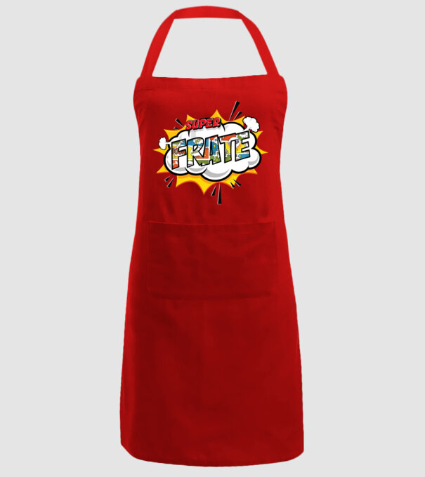 Super Frate model roșu pe tricou