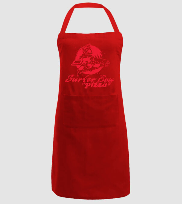 surfer boy pizza stranger things model roșu pe tricou