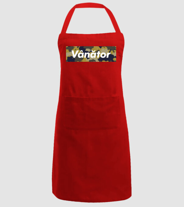 vânător model roșu pe tricou