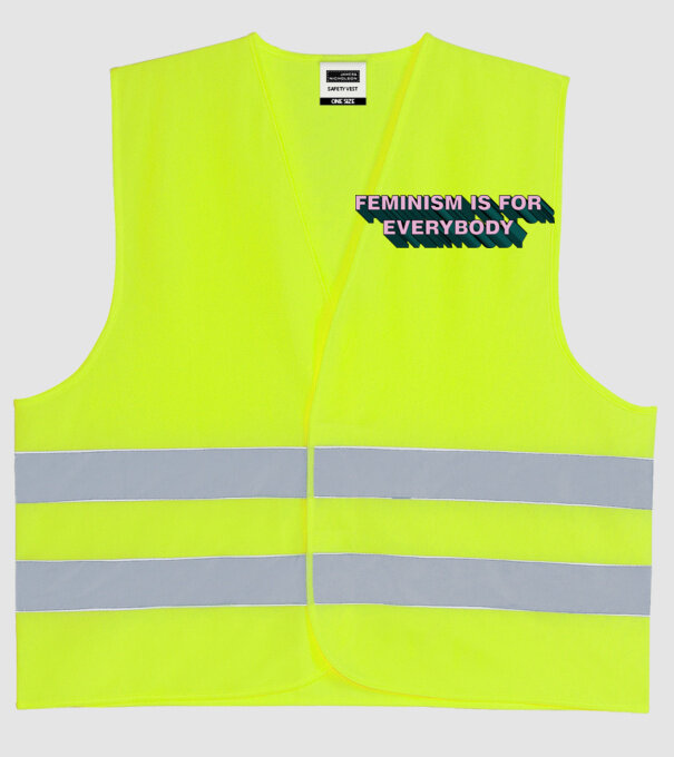 Feminismul este pentru toată lumea model galben neon pe tricou