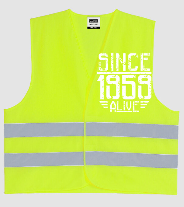 Alive since 1959 model galben neon pe tricou