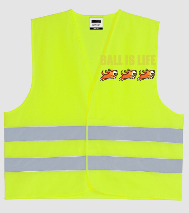 Ball is life model galben neon pe tricou