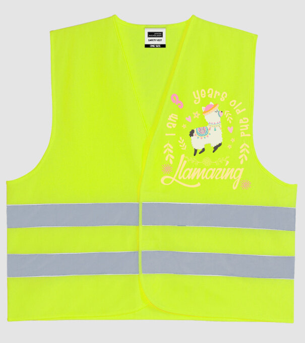 Birthday Llamazing 3 years old model galben neon pe tricou