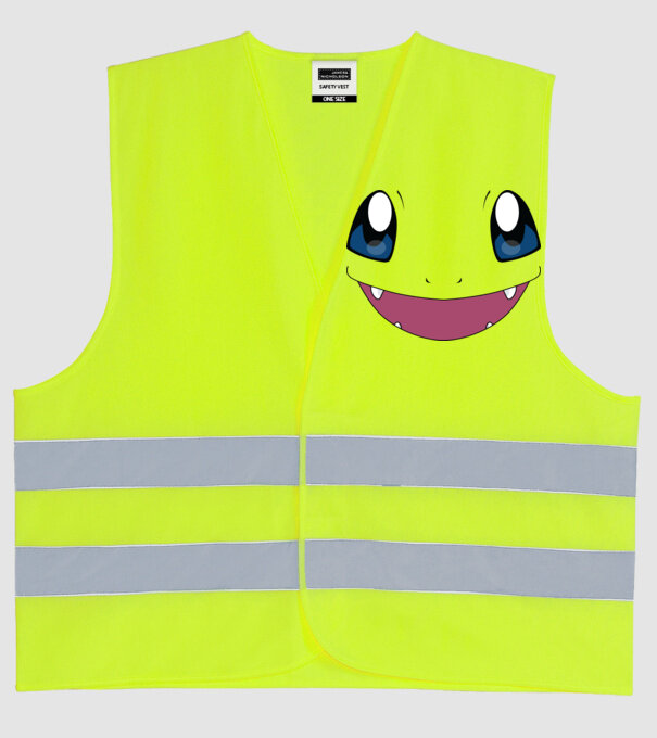 Charmander model galben neon pe tricou