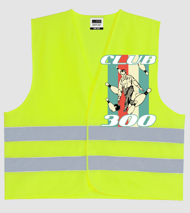 club300 model galben neon pe tricou