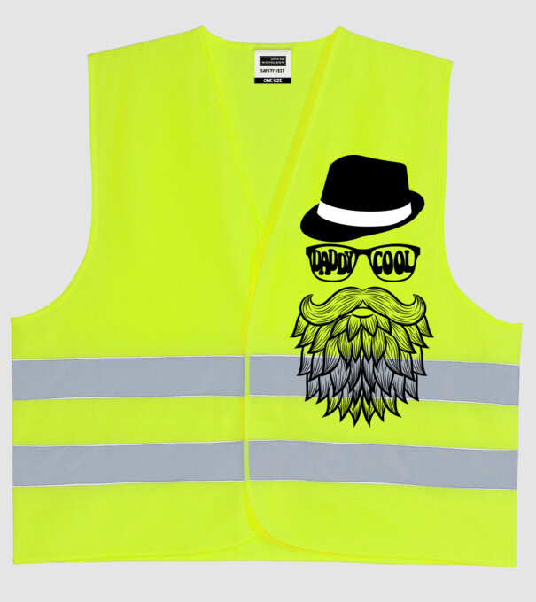 Daddy Cool model galben neon pe tricou