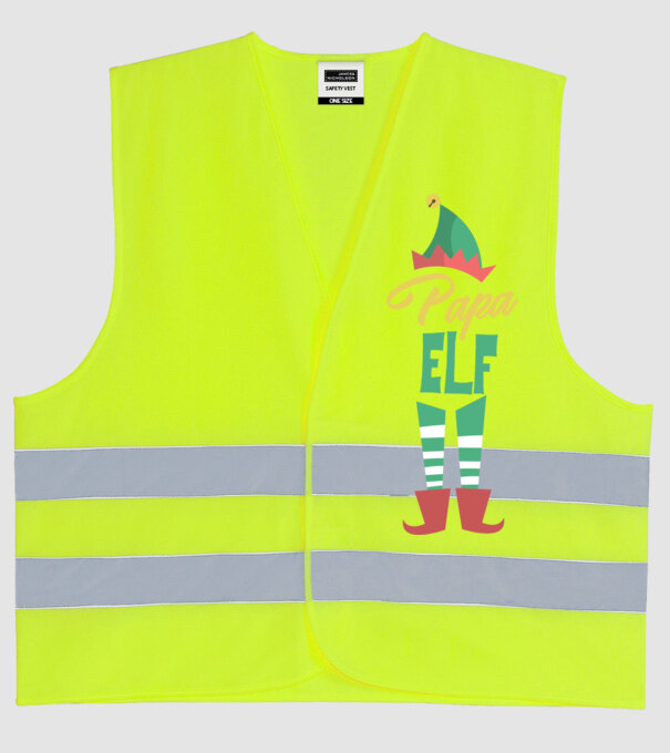 Elf family bunic model galben neon pe tricou
