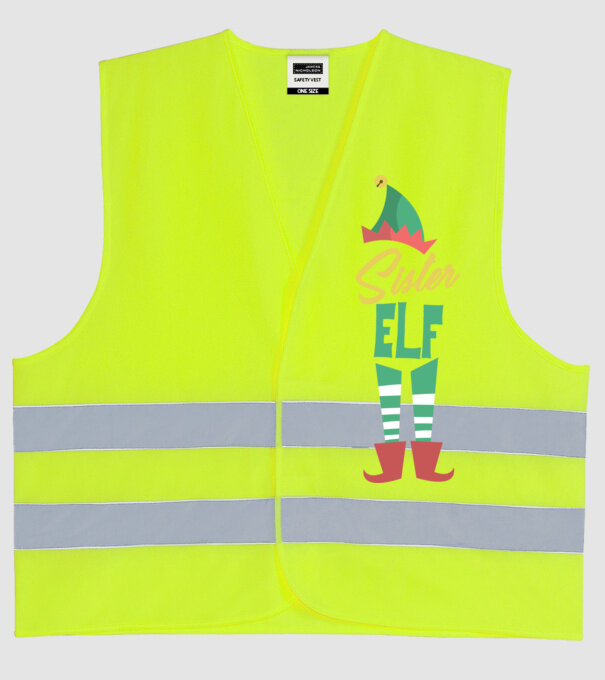 Elf family sister model galben neon pe tricou