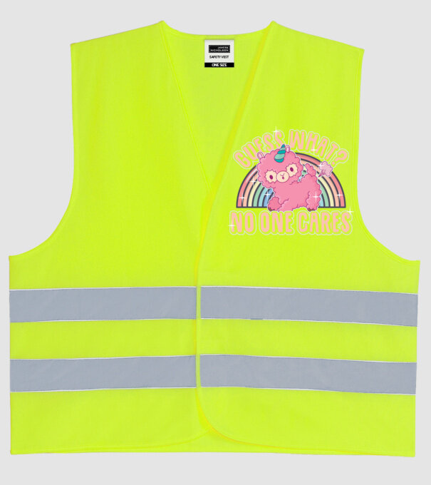 Guess what lama model galben neon pe tricou