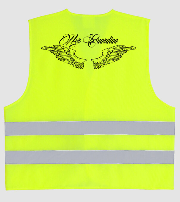 Her Guardian 2 model galben neon pe tricou