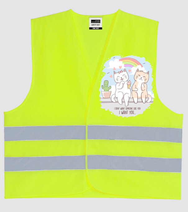 i dont want someone like you model galben neon pe tricou