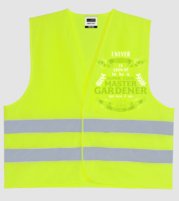 I never dreamed gardener drk model galben neon pe tricou