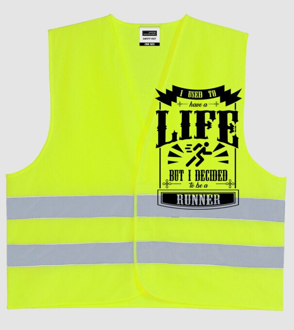I used to have a life ATLET model galben neon pe tricou
