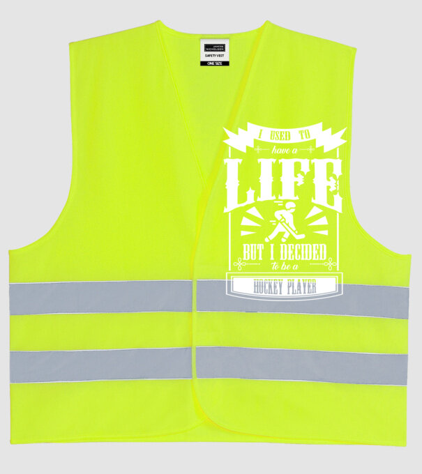 I used to have a life HOCHEIST model galben neon pe tricou