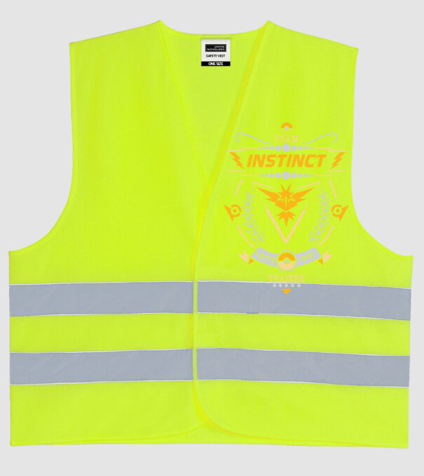 Instinct team model galben neon pe tricou