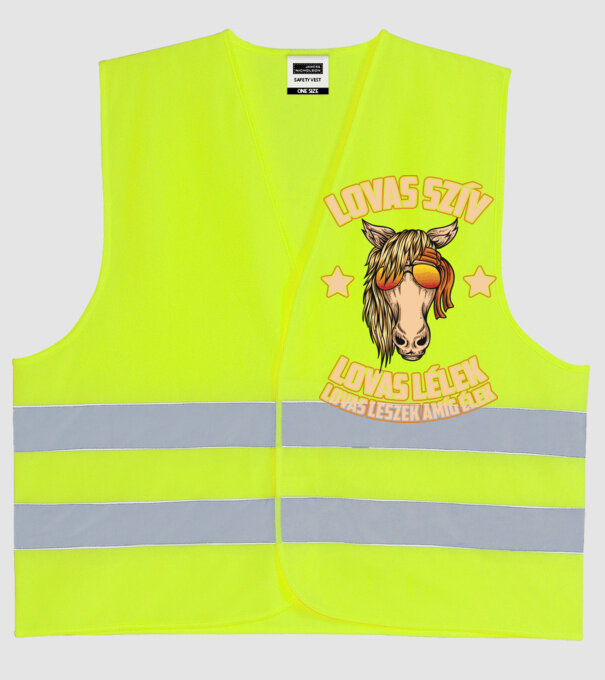 inimă de călăreț suflet de călăreț, voi fi călăreț cât voi trăi model galben neon pe tricou