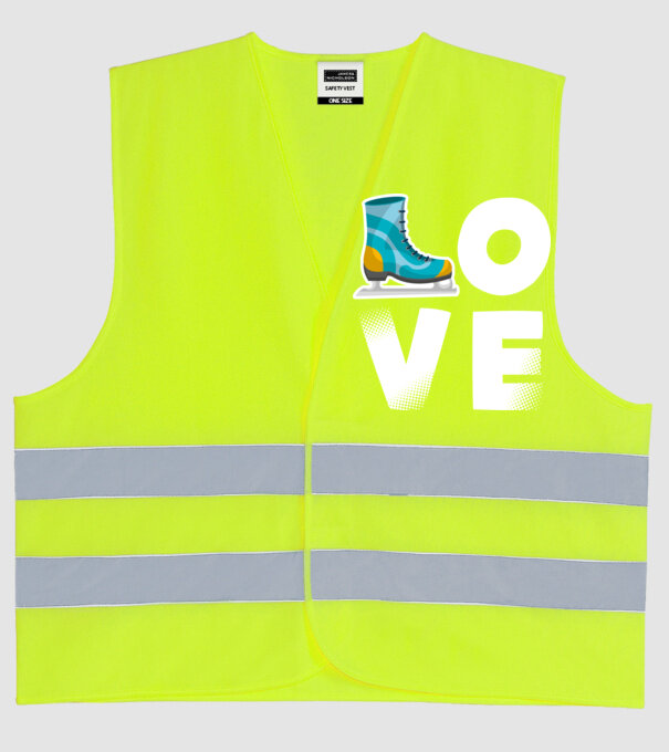 love model galben neon pe tricou