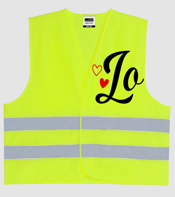 Cuplu LOVE model galben neon pe tricou