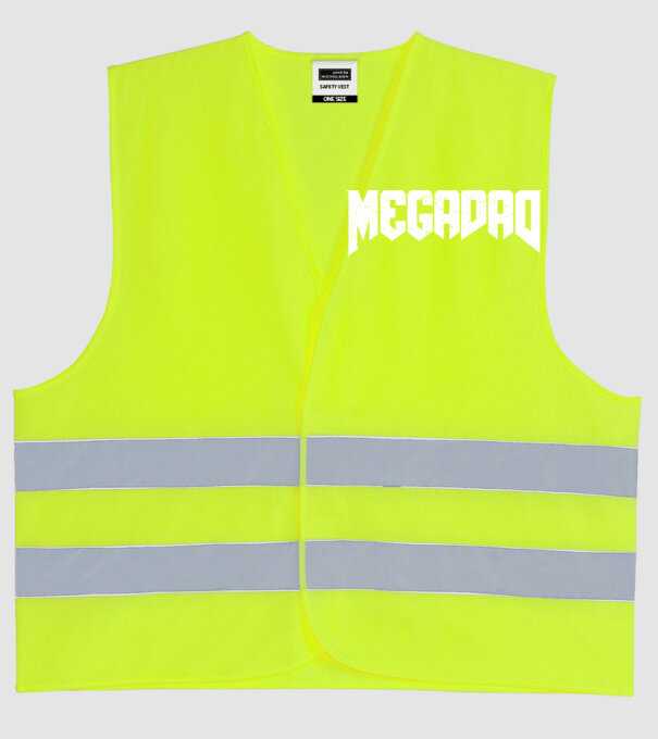 Megadad model galben neon pe tricou