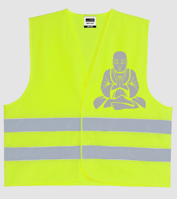 monk model galben neon pe tricou