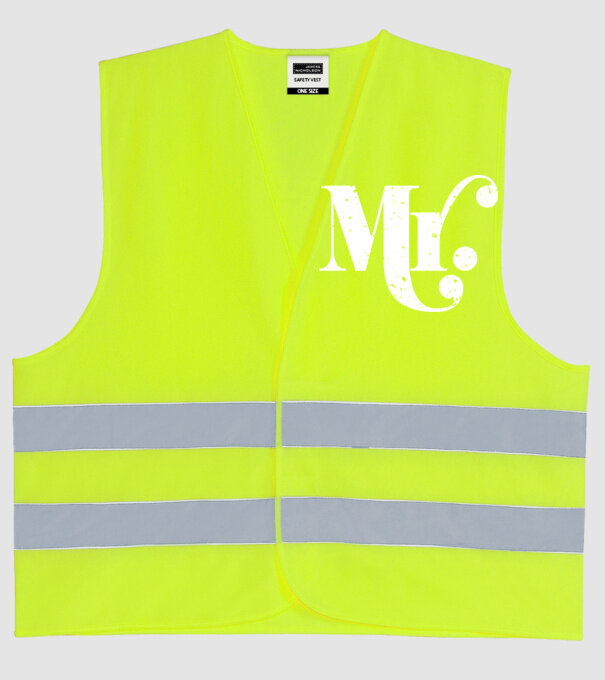 Mr 2 model galben neon pe tricou