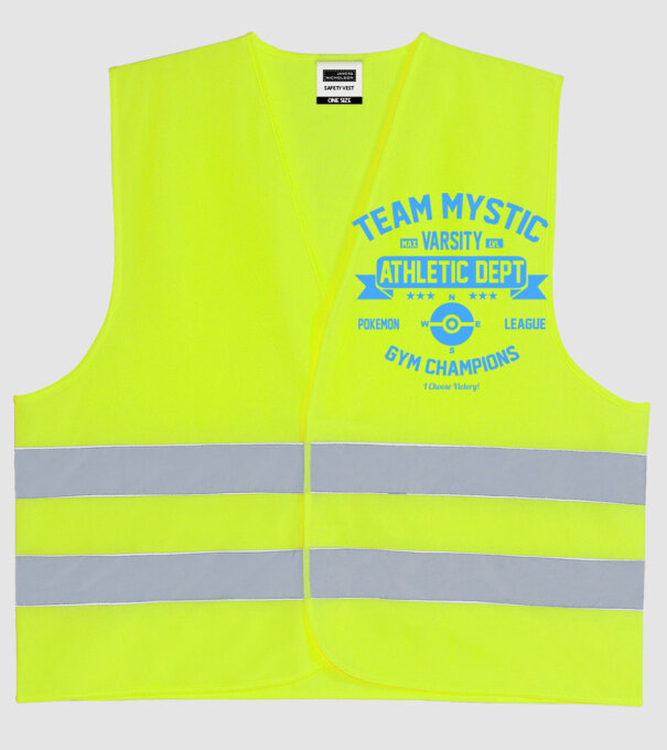 Mystic champions model galben neon pe tricou