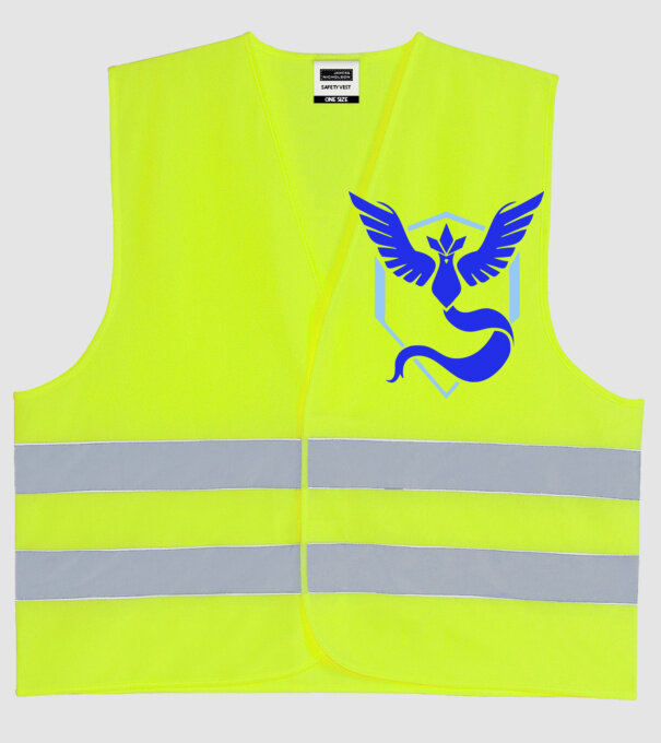 Mystic team logo model galben neon pe tricou