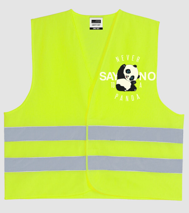 Never say no model galben neon pe tricou