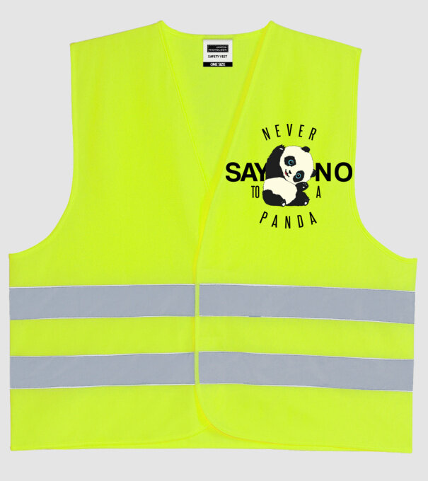 Never say no model galben neon pe tricou