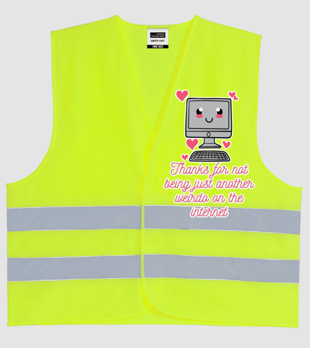 Not another weirdo model galben neon pe tricou