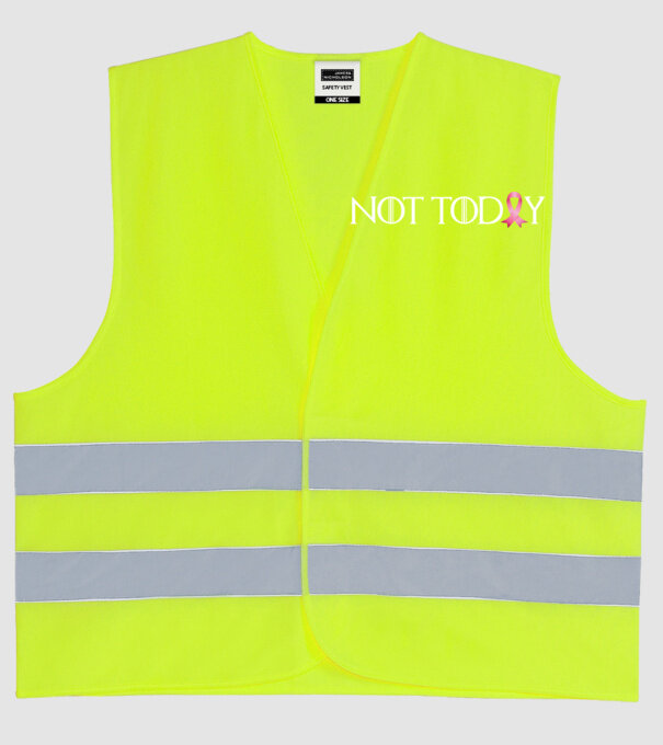 Not today model galben neon pe tricou