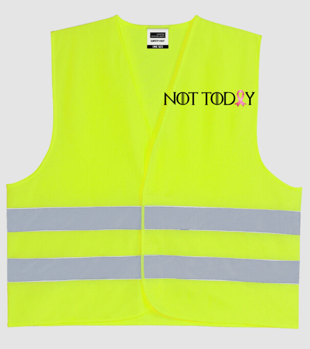 Not today model galben neon pe tricou