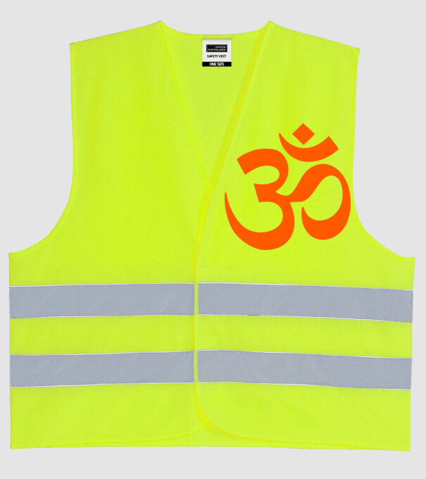 Simbol Ohm model galben neon pe tricou