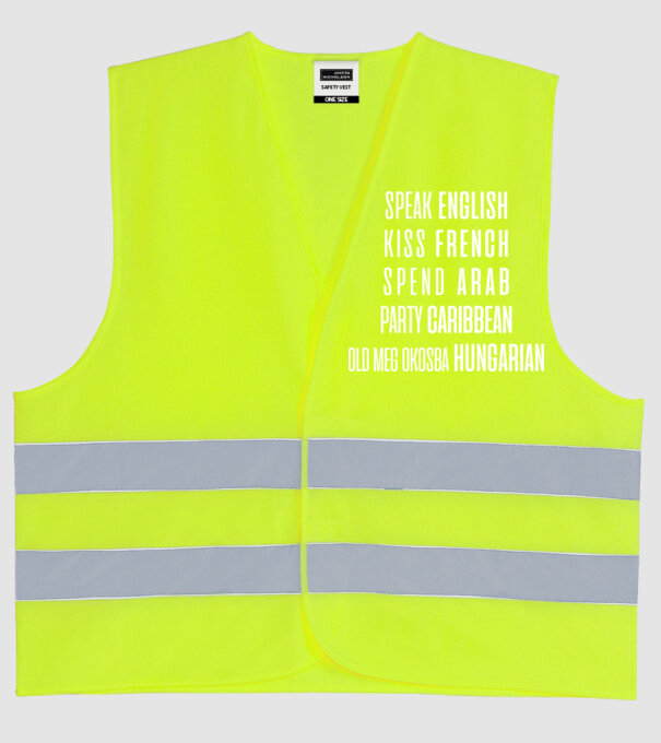 model galben neon pe tricou
