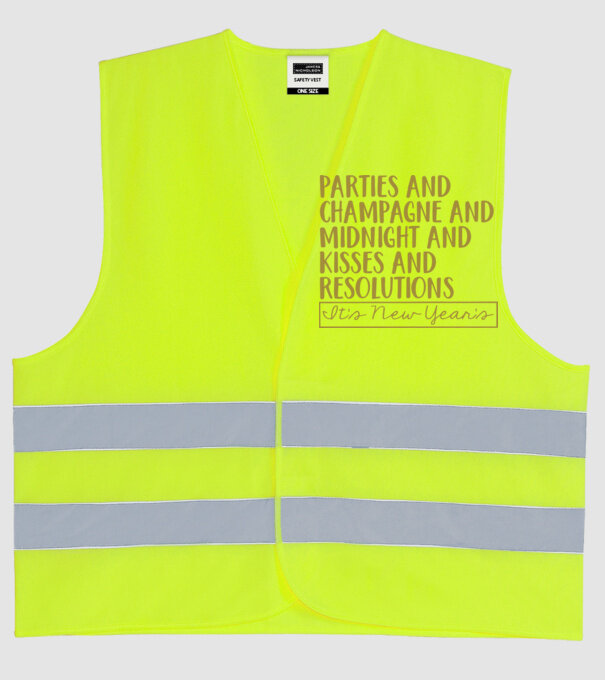 Parties champagne model galben neon pe tricou