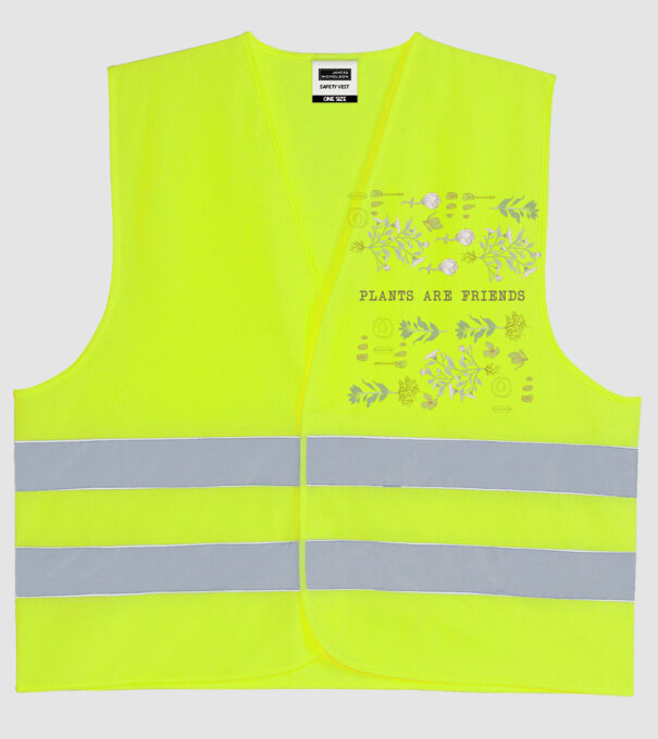 Plants are friends model galben neon pe tricou