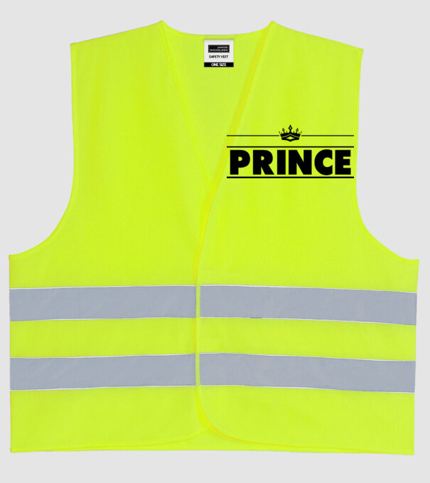 Prince model galben neon pe tricou