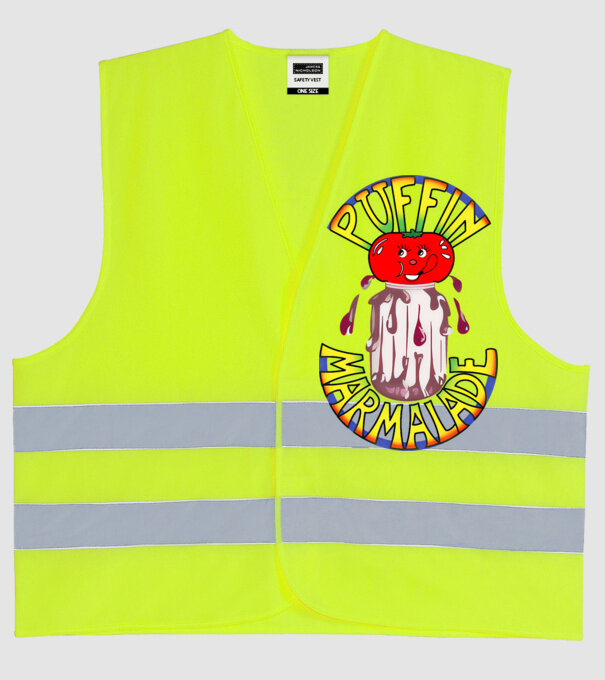 Gem puffin model galben neon pe tricou