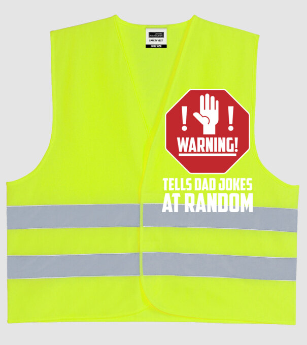 Random dad jokes model galben neon pe tricou
