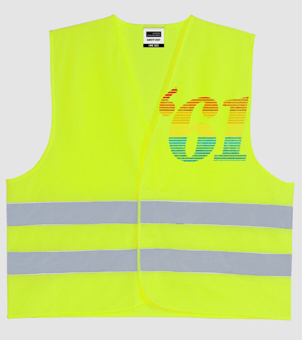 Retro Birthday 1961 model galben neon pe tricou
