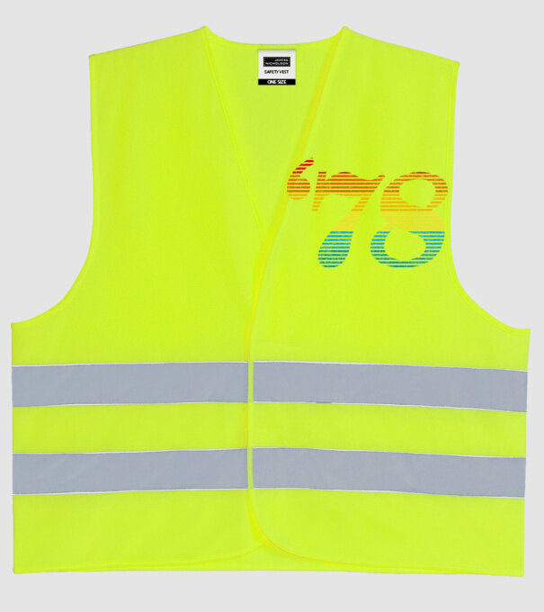 Retro Birthday 1978 model galben neon pe tricou