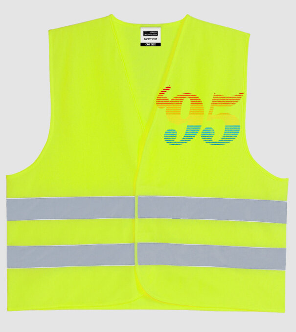 Retro Birthday 1995 model galben neon pe tricou