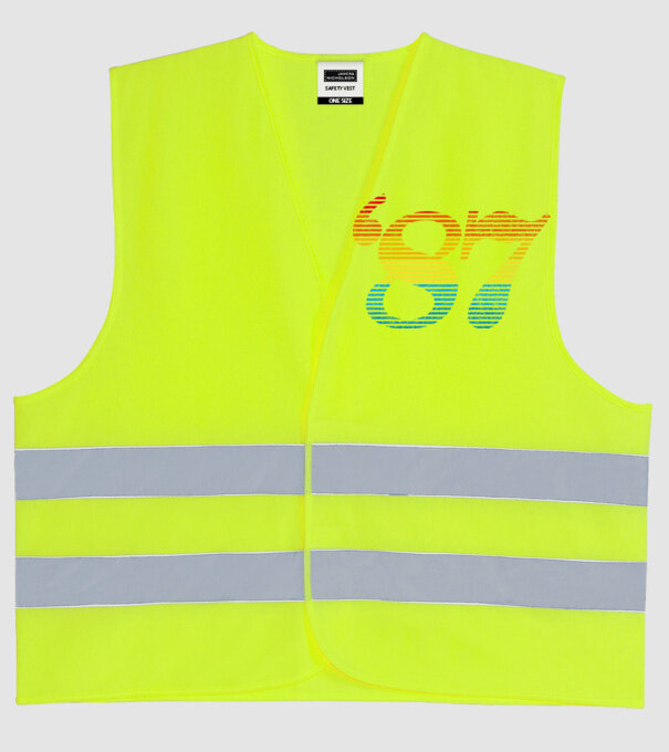 Retro Birthday 1987 model galben neon pe tricou