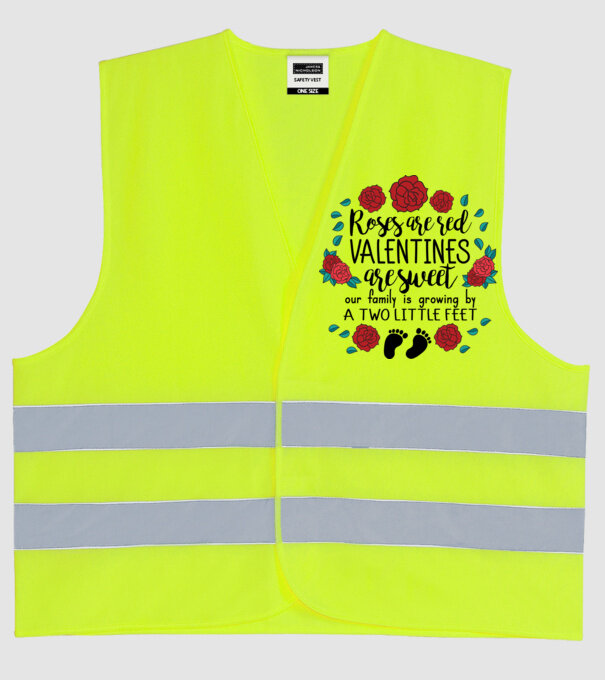 Roses are red model galben neon pe tricou