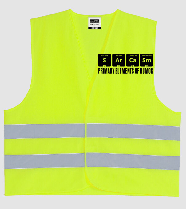 Sarcasm model galben neon pe tricou