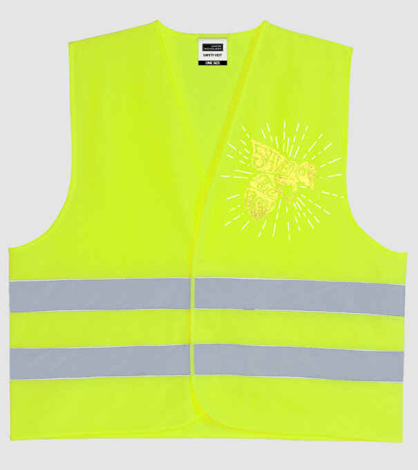 Save the bees model galben neon pe tricou