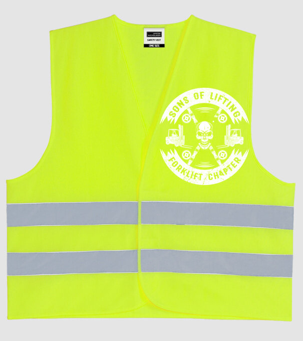 SONS OF LIFTING model galben neon pe tricou